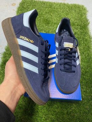 Adidas Handball Spezial Collegiate Navy Clear Sky Gum Mens Size 7 (40 EU)