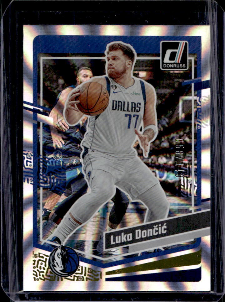 2023-24 Donruss Luka Doncic Laser Holo #58/149 #141 Mavericks