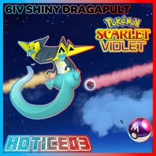 6IV Shiny Dragapult Pokemon Scarlet and Violet + Masterball