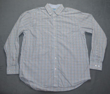 J. McLaughlin Men's Size Medium Button-Down Long Sleeve Shirt Multi Color Check