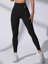 High Waisted Yoga Pants Women Soft Stretch Cotton Leggings Long Workout Fitness