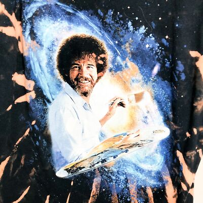 tie dye bob ross shirt