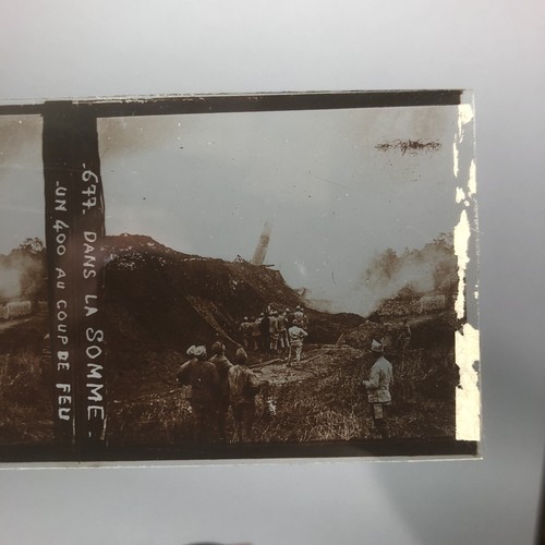 PREMIÈRE GUERRE MONDIALE Lot 81 plaques verre stéréoscopiques TRANCHÉES POILUS - Photo 11/12