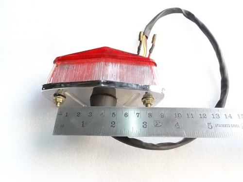 Lucas 525 Style Tail Light Fits Classic BSA Motorcycles #V82 - Picture 4 of 8