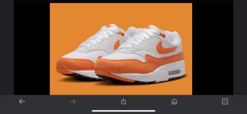 Women’s Nike Air Max 1 “Safety Orange” Size 5.5. 90, 95, 270, Dunk, DZ2628 002.  - Picture 1 of 12