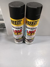 2 cans RUST-OLEUM LEAK SEAL FLEXIBLE RUBBER COATING 15oz