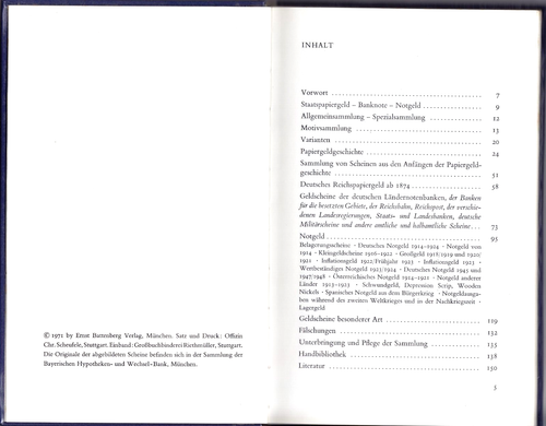 Papiergeld Sammeln von Albert Pick, Battenberg Verlag 1971 - Bild 2 von 5