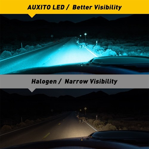 2PCS AUXITO LED Fog Driving Light H11 H9 H8 8000K Ice Blue Bright Driving Bulbs - Picture 4 of 12