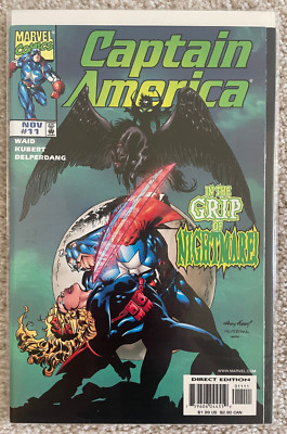 Captain America #11 Nightmare November 1998 Marvel Comics Avengers Agent 13 Vtg