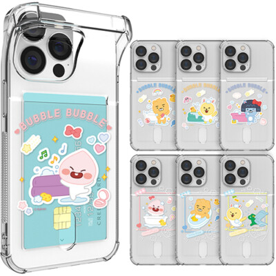 Kakao Friends Little Bubble Clear Card Case for Galaxy Note20 Note20 Ultra
