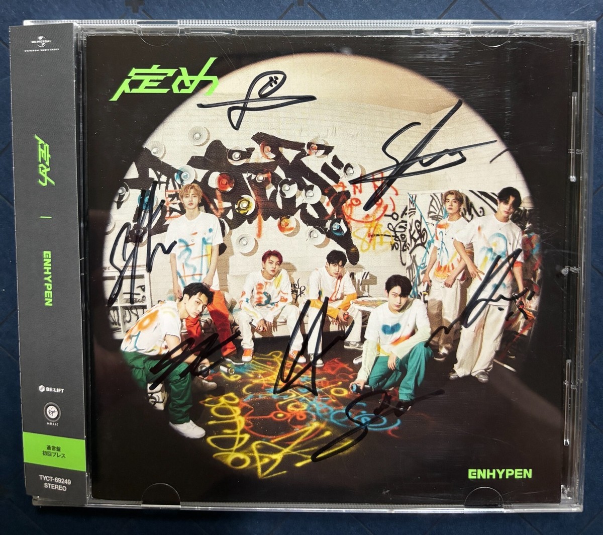 ENHYPEN 直筆サイン ENHYPEN 直筆サイン「DIMENSION : 閃光」初回通常盤 - メルカリ