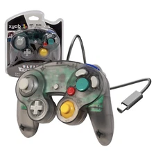 XYAB Wired Controller for Nintendo GameCube - Smoke Black