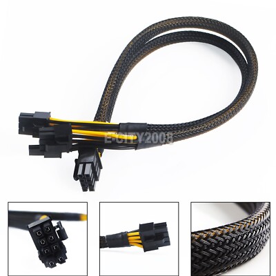 8pin to 8+6pin GPU Power Cable 60CM for Dell PE R730 and NVIDIA Tesla K8 K10 K40