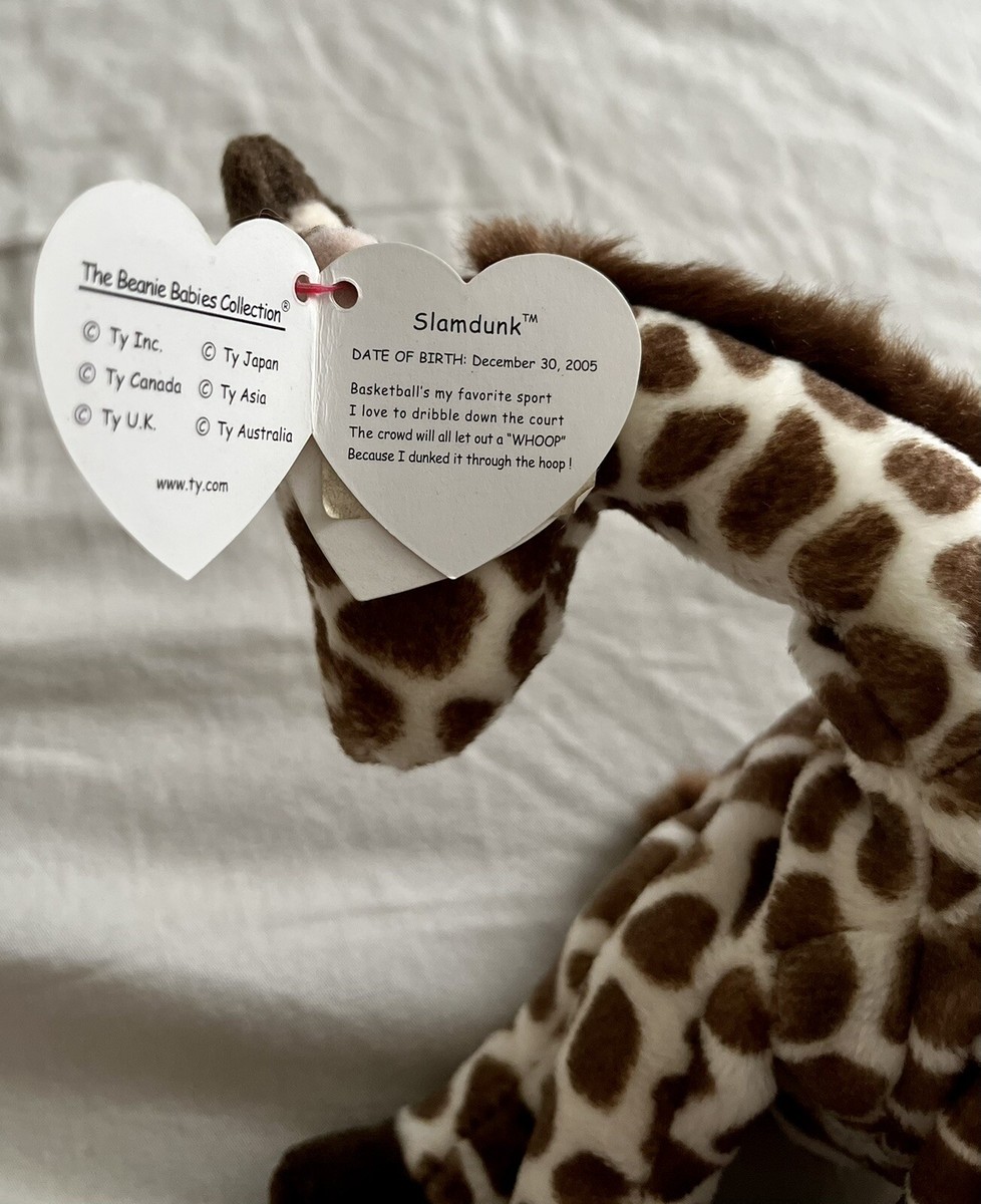 ty Original Beanie Babies - Slamdunk The Giraffe (2005) | eBay