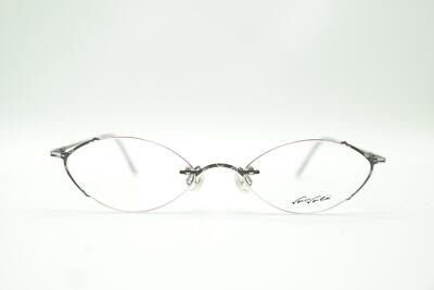 Alpina VV080 A3580 131 Schwarz oval Brille Brillengestell eyeglasses Neu
