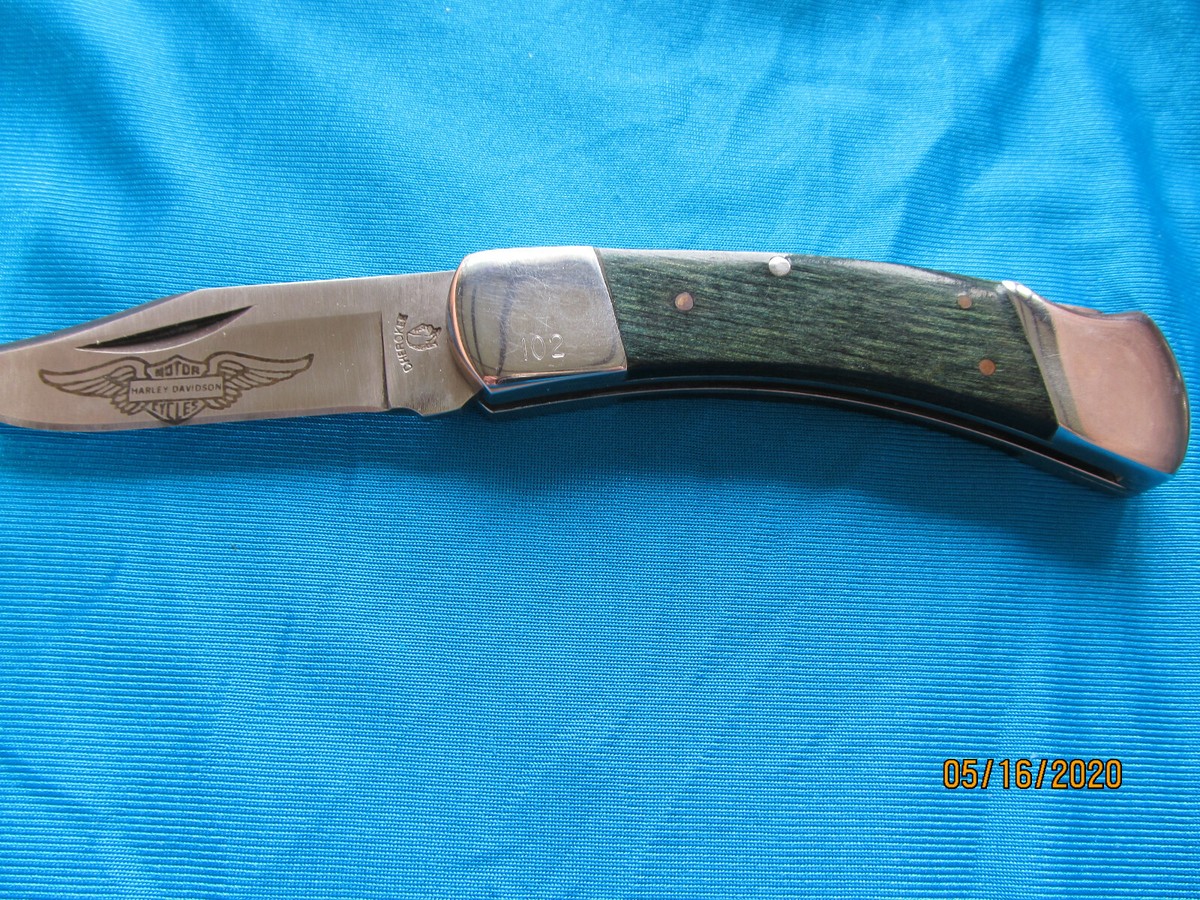 ハンティングナイフ　Cherokee Hunting Knife CHEROKEE NUMBERED 102 GREEN POCKET KNIFE | eBay