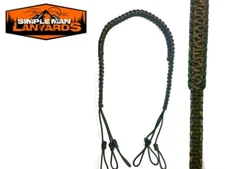  Paracord Game Tote/ Duck tote  Carrier Strap Olive & Rattler