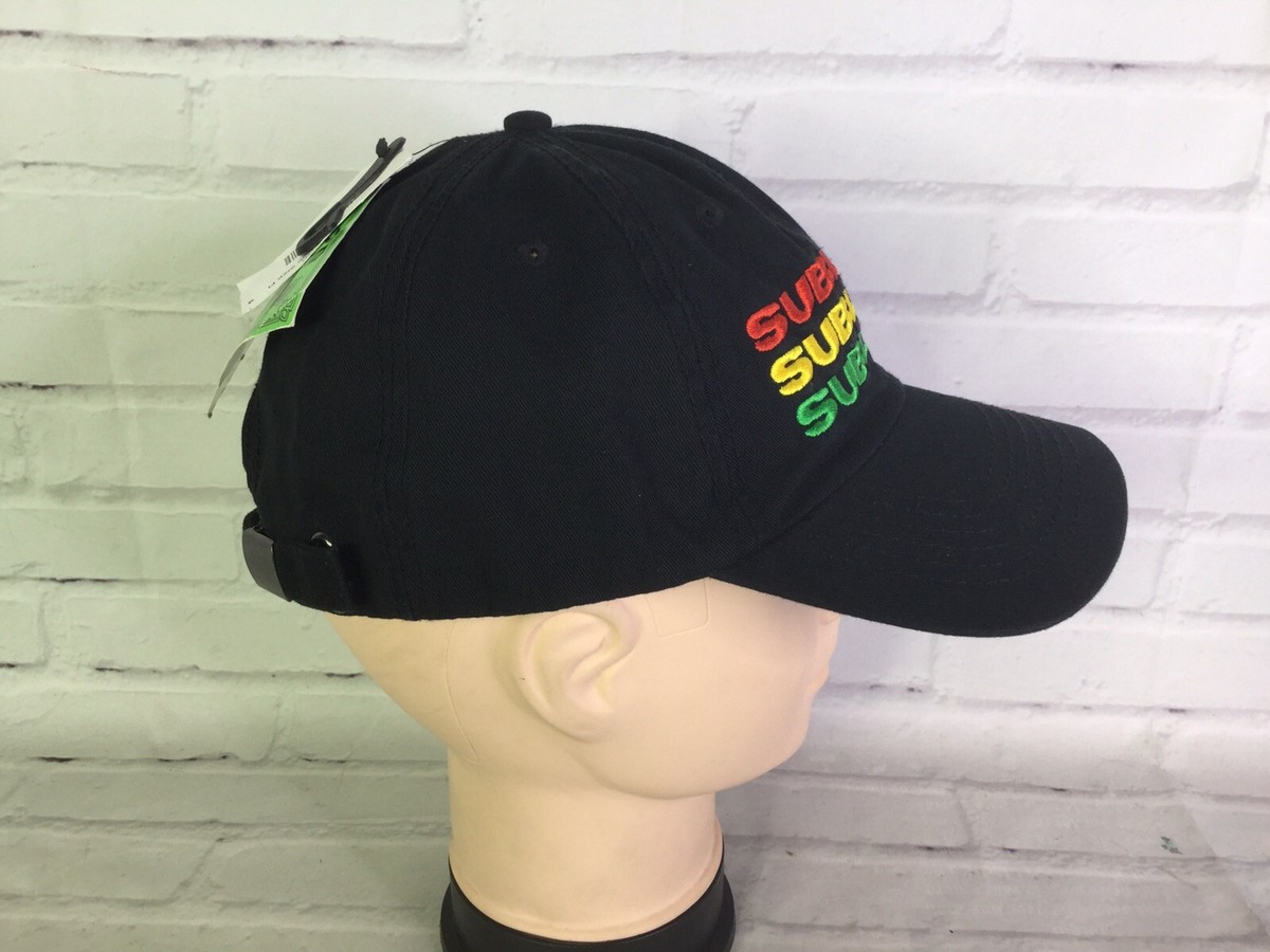 Sublime 刺繍ロゴ ブラックキャップ　バンド 90’s Sublime 90s Ska Punk Rock Music Band Logo Adjustable
