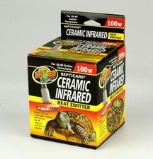 Zoo Med Repticare 100 Watt Ceramic Infrared Heat Emitter 30-40 Gal CE-100 
