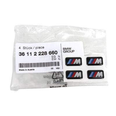4xNEW OEM BM 36112228660 M Whell Emblems