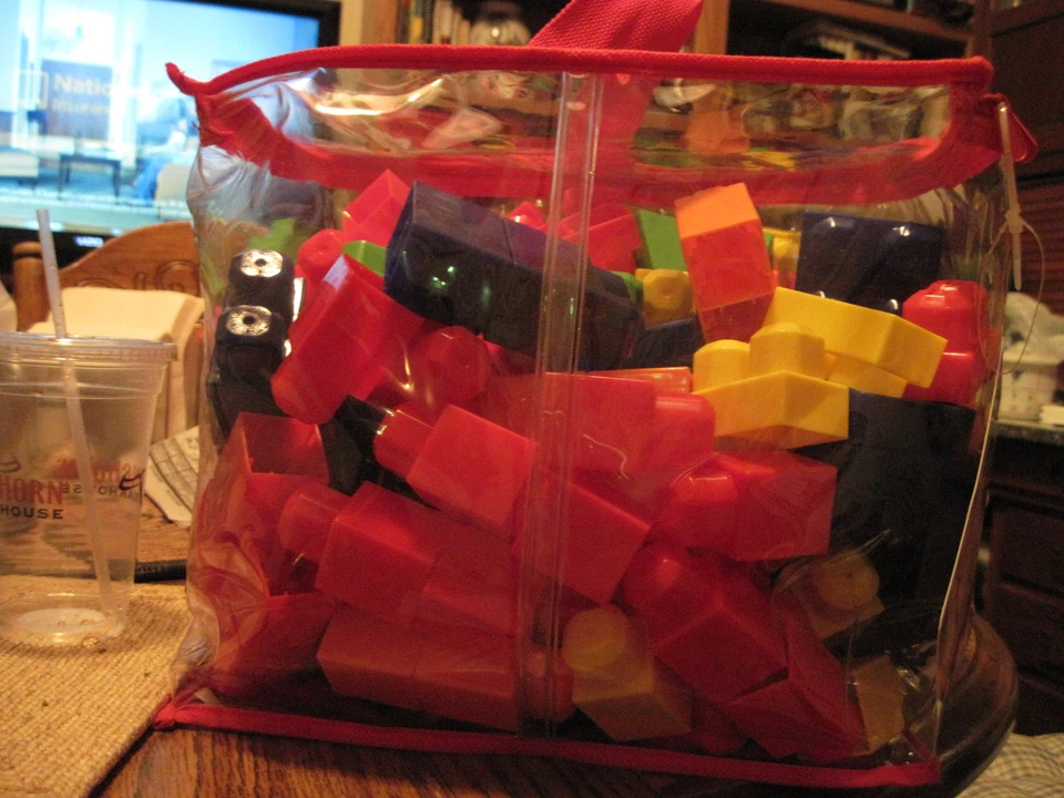 AMLOID 150-Piece Block Set with Vinyl Tote Bag - Image 2 of 2