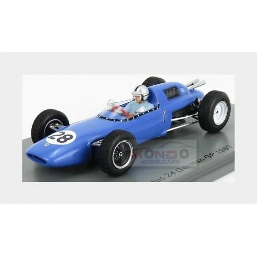 1:43 Spark Lotus F1 24 #28 German Gp 1963 B.Collomb Light Blue S7292 Modellino - Immagine 2 di 2