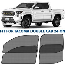 Shades for Side Windows Sunshade Protector for 24-26 Toyota Tacoma Double Cab