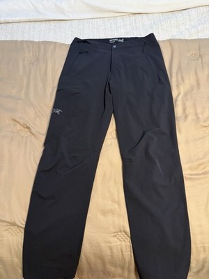 Arc'teryx Gamma SL Hiking Pant  Climbing Softshell Stretch Black Women s Sz 10 