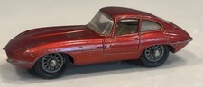Vintage Lesney Jaguar Type E No. 32 Made In England 1/64 Red. Good