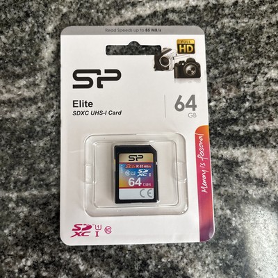 SDXC UHS-I Card 64 GB made by SP Elite 