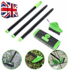 3 IN 1 PATIO CLEANING & WEEDING SET GARDEN WIRE BRUSH WEED & MOSS REMOVAL TOOLS