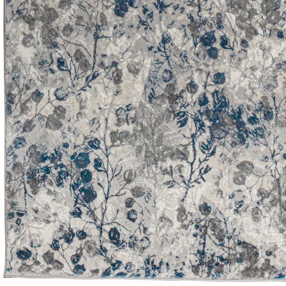 Livigno 1242 Transitional Floral Blue 3x5 Area Rug - Image 3 of 4