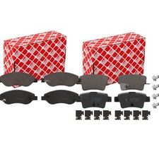 FEBI BREMSBELÄGE VORNE+HINTEN passend für Opel Corsa D S07
