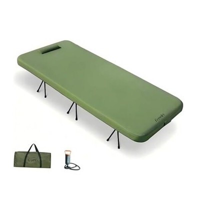 7 PSI High-Pressure Camping Cot with Inflatable Sleeping Pad Modular Twin L
