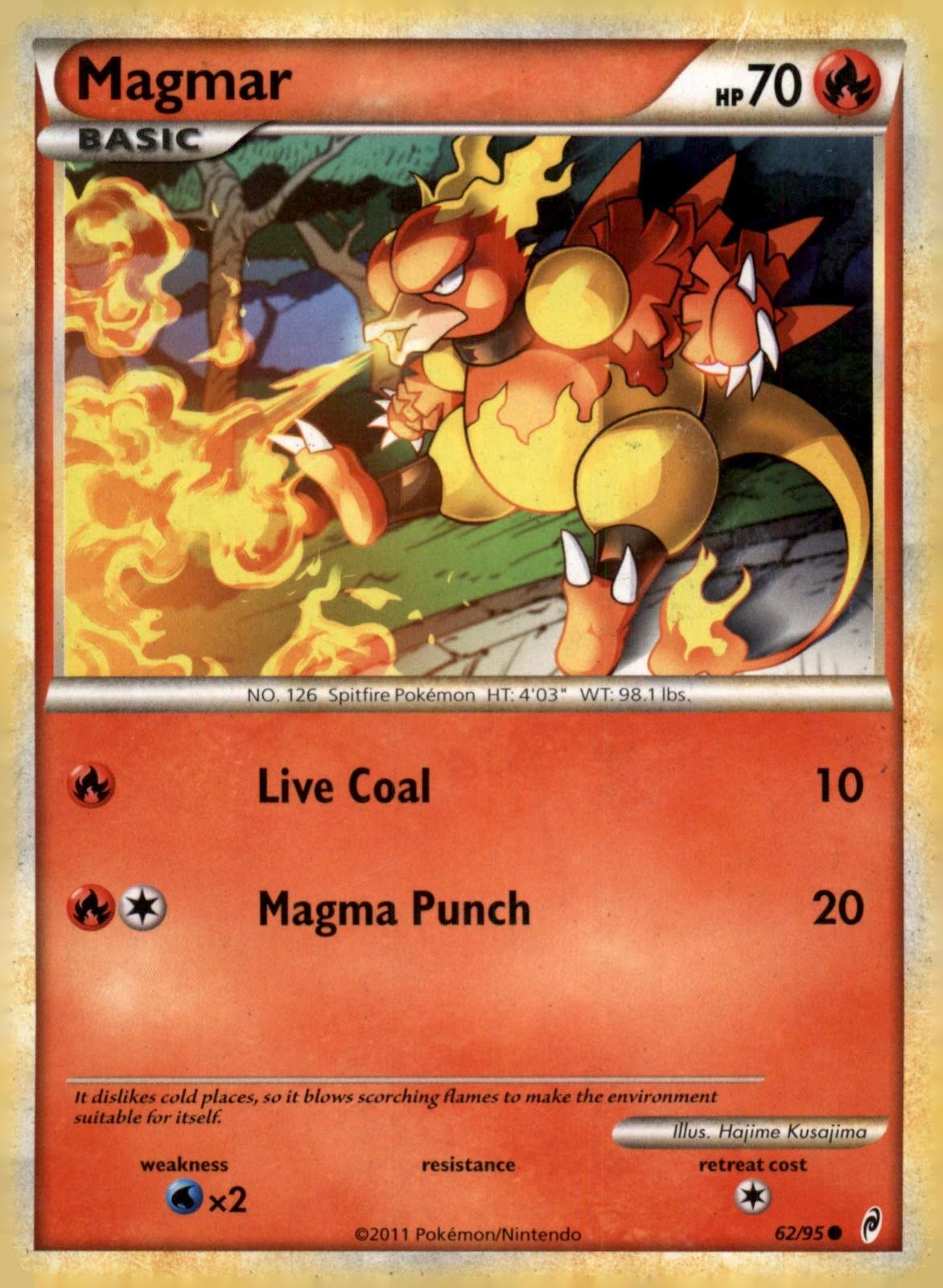 MAGMAR 62/95 CALL OF LEGENDS DMG