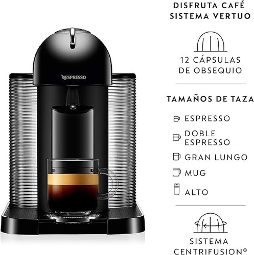Nespresso GCA1-US-BK-NE VertuoLine Macchina da Caffè ed Espresso - Nero - Foto 3 di 4