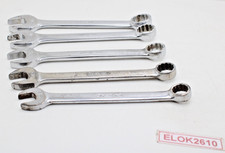Snap-on Oex140-oex220 716-1116 5 Pc 12 Pt Stubby Combination Wrench Set Usa
