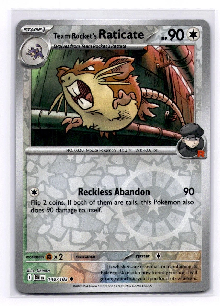 Team Rocket's Raticate Pokémon TCG Cards for sale | eBay