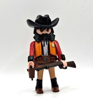 PLAYMOBIL SHERIFF MARSHALL OUTLAW WYATT EARP zu Western ACW SALOON *326*