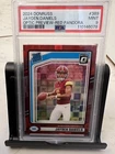 2024 Panini Optic- Rated Rookie Jayden Daniels #389 Red Pandora Prizm (RC)