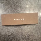 Cross Metal Ballpoint Pen Black Ink Chrome Trim w/ Presentation Box Silver Tone — photo 3