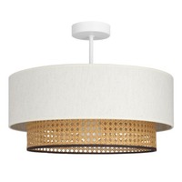 Deckenlampe Wohnzimmer Wiener Weiß E27 Ø 45 Cm Deckenleuchte Schlafzimmer Flur