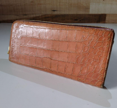 MIU MIU Crocodile Embossed Leather Long Wallet Vintage | eBay