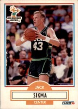 1990-91 Basketball Fleer Jack Sikma Milwaukee Bucks #110