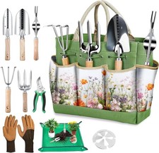 Gardening Tools Set for Women 29Pcs Heavy Duty Garden Hand Tools Set with Flo...