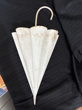 Vintage Metal Umbrella Flower Wall Pocket