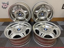 VINTAGE OEM BMW 17" Style 24 LTW Forged Polished Wheels Rims E36 M3 Unrestored