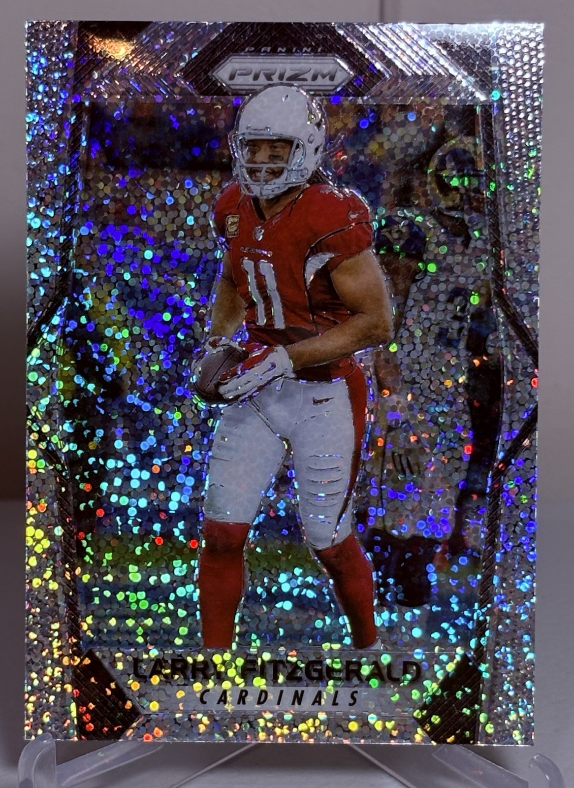 2017 PANINI PRIZM WHITE SPARKLE #11 LARRY FITZGERALD Arizona Cardinals SSP 🔥