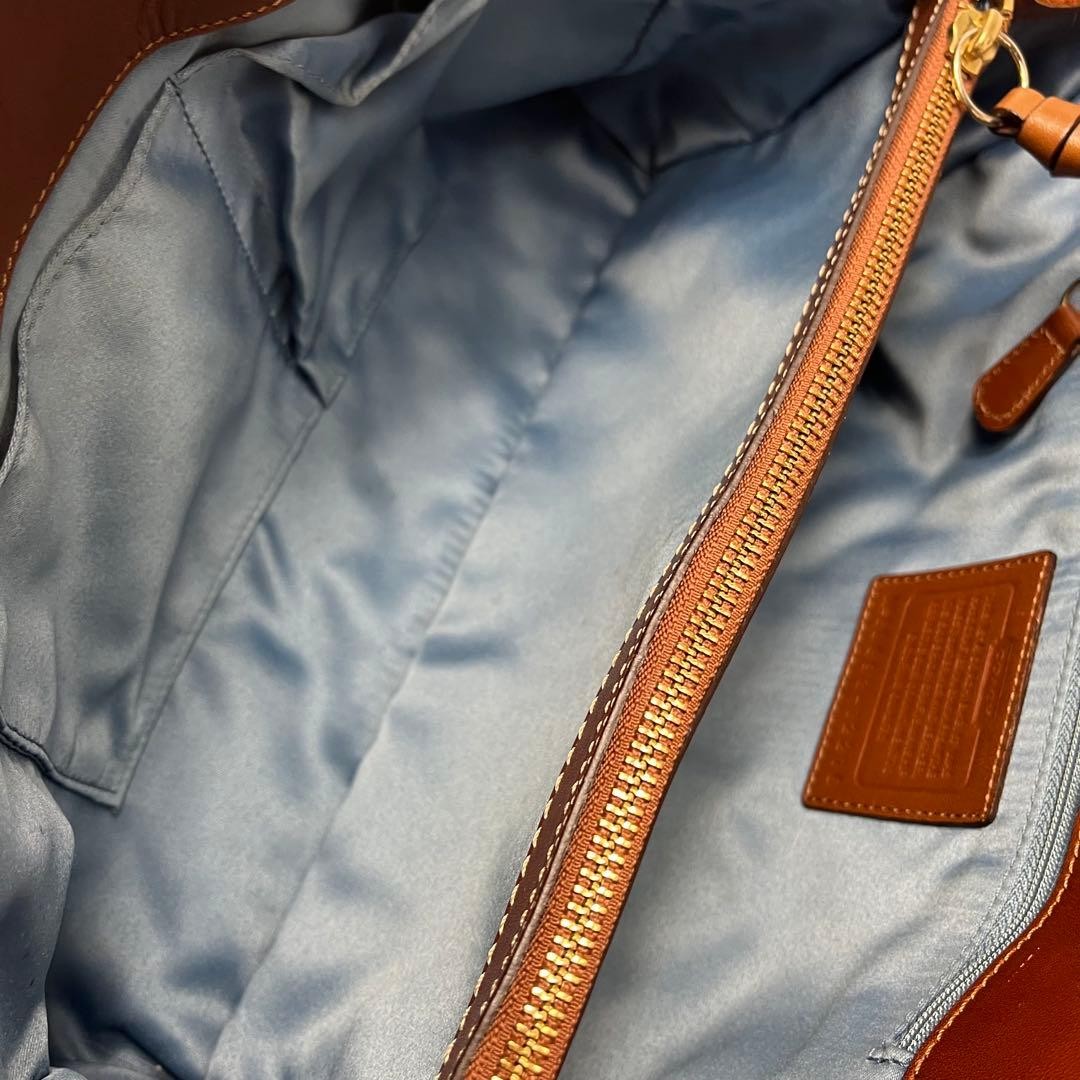 Coach Multicolor Patchwork Turnlock Handbag Used … - image 8