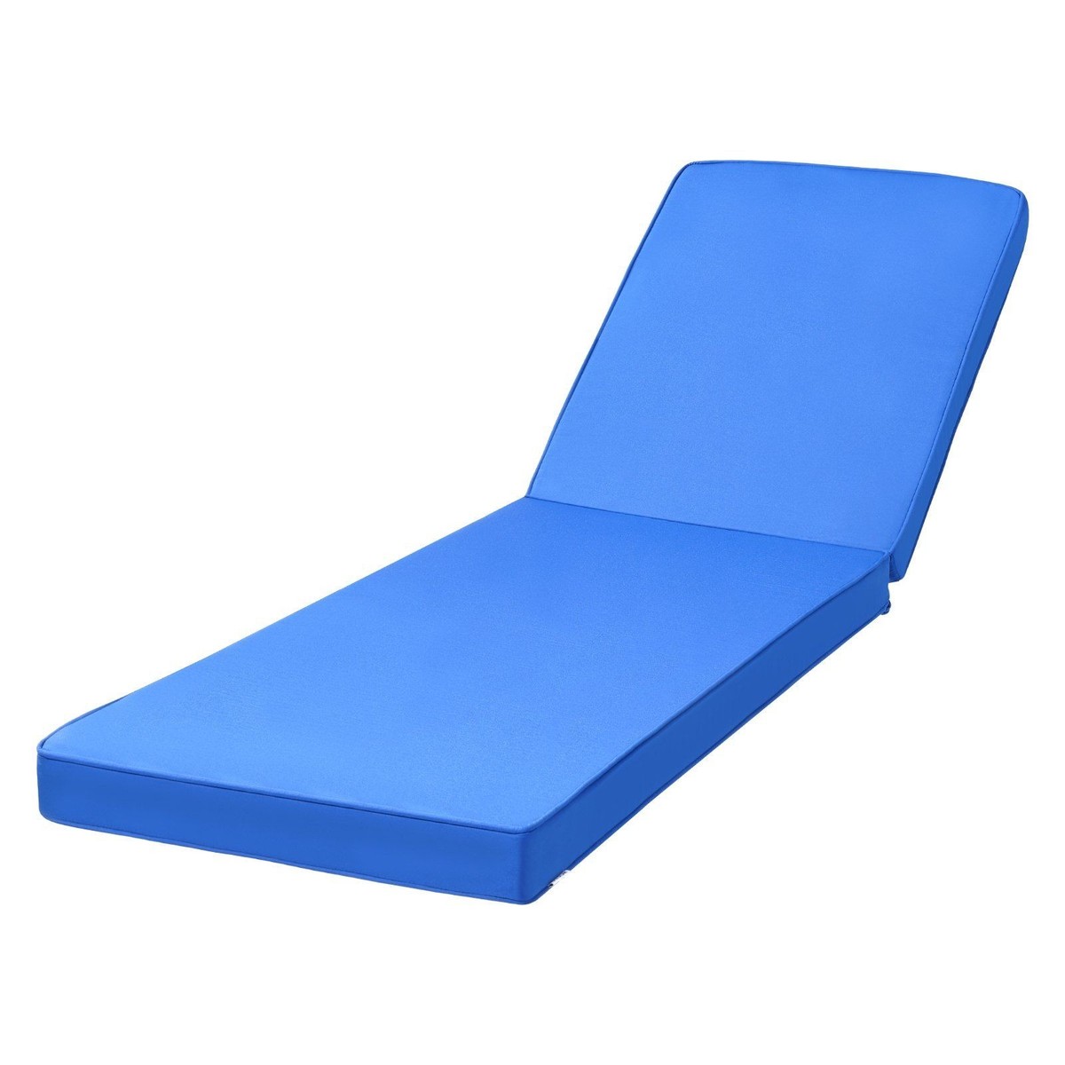 72x21x3in Waterproof Fade-Resistant Chaise Lounge Cushion with